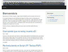 Tablet Screenshot of nexo-hispano.romhackhispano.org